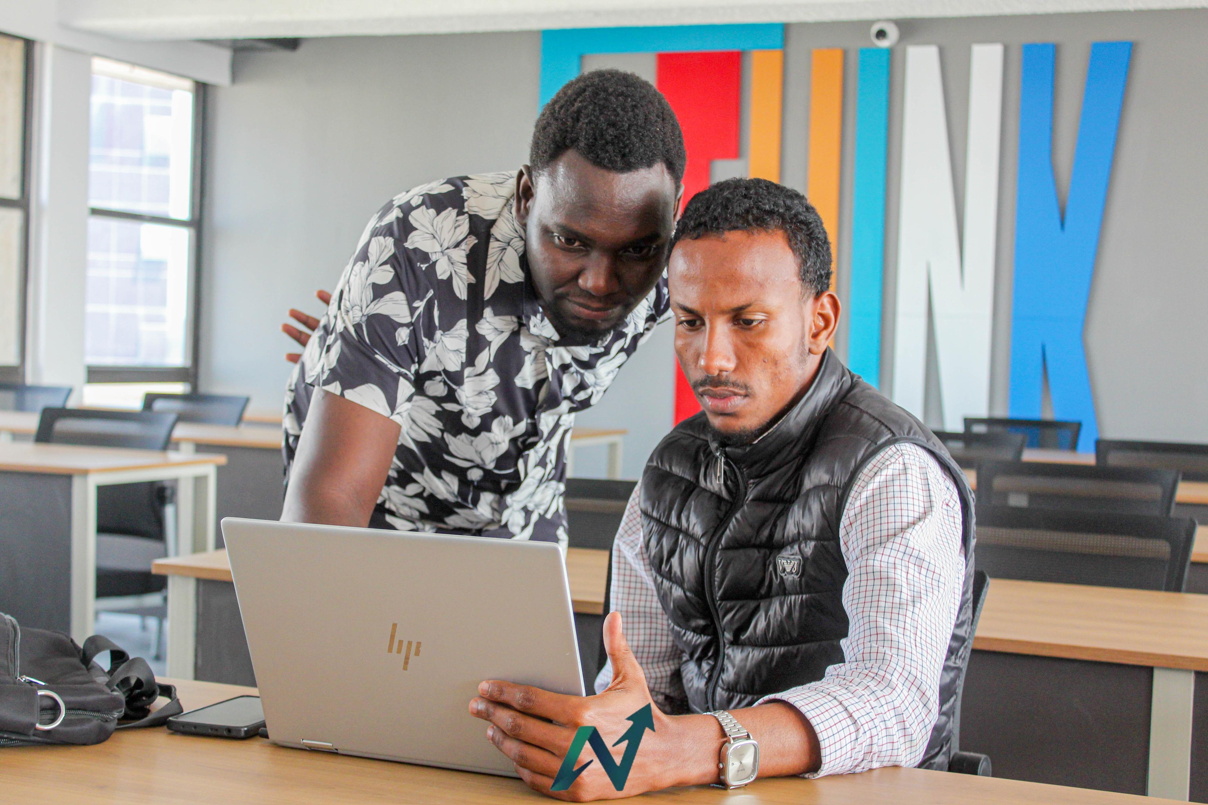 students learning in a class